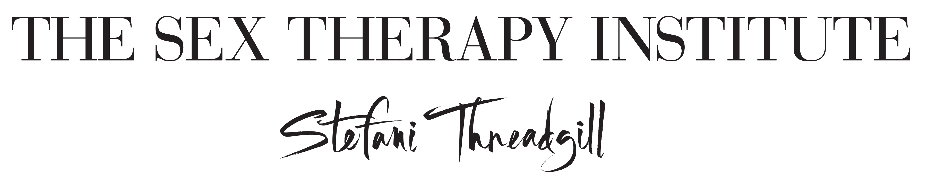 Dr. Stefani Threadgill: The Sex Therapy Institute